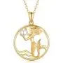 SISGEM Solid 14K Gold Mermaid Pendant Necklace Fairytale Mermaid Pearl Necklace for Women Girls Dainty Jewelry Gifts for Her, 16-18 SISGEM Solid 14K Gold Mermaid Pendant Necklace Fairytale Mermaid Pearl Necklace for Women Girls Dainty Jewelry Gifts for Her, 16-18
