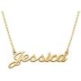 MyNameNecklace Name Necklace - Personalized Engraved Name Pendant Jewelry Precious Metals Sterling Silver 925 & Gold Plating - Nameplate Necklace Gift for Her