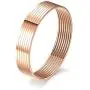 Amanda silver Stainless Steel Rose Gold Bangle Bracelets Set for Women, Set of 7, 8.50 Inches Amanda silver Stainless Steel Rose Gold Bangle Bracelets Set for Women, Set of 7, 8.50 Inches