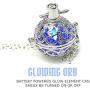 UMBRELLALABORATORY Steampunk FIRE Necklace - Pendant Glow Locket - Great Gifts for Teen Girls, Mother, Father, Little Girls Jewelry