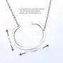 Fashionalife Birthday Gift for Girls Necklace for Women 26 Letters Initial Pendant Script Stainless Steel Jewelry