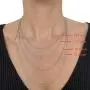 Newborn Jewellery 925 Sterling Silver Durable Italian Rope Chain Necklace Rhodium Plated 1.3mm (15.7''-21.7'') Newborn Jewellery 925 Sterling Silver Durable Italian Rope Chain Necklace Rhodium Plated 1.3mm (15.7''-21.7'')
