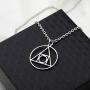 CENWA Hermetic Seal of Light Symbol Alchemy Jewelry Alchemy Elixir of Life Symbol Charm Pendant Jewelry Alchemy Symbol Pendant Necklace