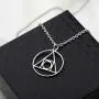 CENWA Hermetic Seal of Light Symbol Alchemy Jewelry Alchemy Elixir of Life Symbol Charm Pendant Jewelry Alchemy Symbol Pendant Necklace