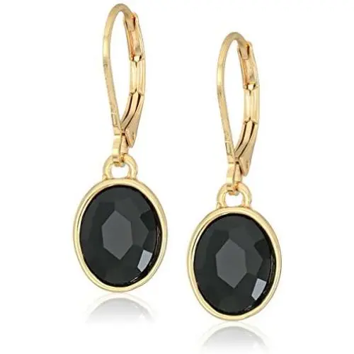 Anne Klein''Ear Spectacular'' Gold-Tone Single Stone Drop Earrings Anne Klein''Ear Spectacular'' Gold-Tone Single Stone Drop Earrings