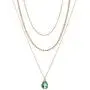Eseres Girls Layered Necklace Teardrop Pendant Rhinestone Chokers Eseres Girls Layered Necklace Teardrop Pendant Rhinestone Chokers