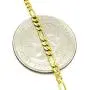18K Gold 2.3mm Figaro Link Chain Bracelet or Necklace - Made In Italy- Multiple Lengths & Colors