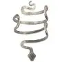 idealway Vintage Punk Silver Snake Open Bangle Cuff Bracelet for Men Women idealway Vintage Punk Silver Snake Open Bangle Cuff Bracelet for Men Women