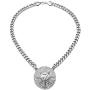 GWOOD 5 Percenter 7 Star Silver Color Pendant with 18 Inch Cuban Necklace