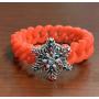 My Prime Gifts Snap Jewelry Rhinestone Snowflake Christmas Holiday fits 18-20mm Standard Size Ginger Style Charms