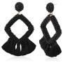 Beaded Tassel Earrings for Women Fashion Girls Teens, Drop Dangle Bohemian Accessories