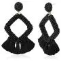 Beaded Tassel Earrings for Women Fashion Girls Teens, Drop Dangle Bohemian Accessories