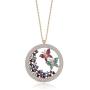 ENZOMAR Butterfly Necklaces for Women - Dainty Necklace For Women, Layered Gold Necklaces For Women, Mom Necklace, Mothers Day Jewelry, Girlfriend Birthday, Necklaces For Women, Fashion Jewelry, Pendant Necklace, Silver, Rose Gold Necklaces For Women