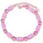 CiNily Created Blue Pink White Fire Opal Rhodium Plated for Women Jewelry Gems Chain Bracelet CiNily Created Blue Pink White Fire Opal Rhodium Plated for Women Jewelry Gems Chain Bracelet