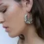 DAMLENG Simple Fashion Large Vintage Gold Circle Hoop Earrings Boho Irregular Hollow Shield Shape Dangle Drop Earrings for Women Girls Statement Jewelry Gifts DAMLENG Simple Fashion Large Vintage Gold Circle Hoop Earrings Boho Irregular Hollow Shield Shape Dangle Drop Earrings for Women Girls Statement Jewelry Gifts