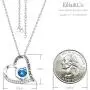 Mothers Day Necklace for Mom Women Birthday Gifts I Love You to the Moon and Back Necklace December Blue topaz Birthstone Jewelry Love Heart Pendant Mothers Day Necklace for Mom Women Birthday Gifts I Love You to the Moon and Back Necklace December Blue topaz Birthstone Jewelry Love Heart Pendant