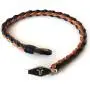 FORGIVEN JEWELRY Braided Leather Cross Bracelet