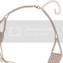 Humble Chic Layered Statement Necklace - Multi-Chain Waterfall Simulated Diamond Long Multistrand Chains Bib for Women - Sparkling CZ Crystal Rhinestone Jewels