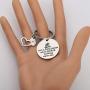 AKTAP Funny Nurse Gift Dog Mom Gifts I Am A Dog Mom and A Nurse Nothing Scare Me Keychain for Nurse Graduation Dog Lover