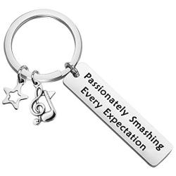 Gzrlyf Hamilton Musical Keychain Passionately Smashing Every Expectation Funny Hamilton Inspired Gifts