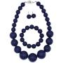 CIOOU Chunky Pearl Necklace Jewelry Set Pearl Choker Large Bead Necklace For Women Bride Wedding Gift