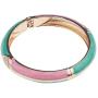 UJOY Cloisonne Bracelet Colorful Cloisonne Design Gold Plated Hinge Enamel Bangle Jewelry for Women Girls 55A41