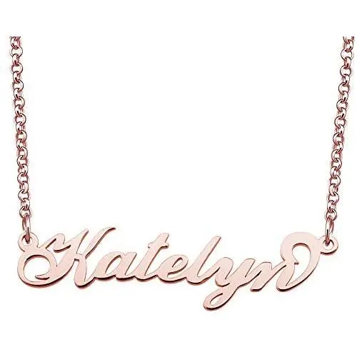 Casa De Novia Cusrsive Name Pendant Necklace Personalized Gift Custom Jewelry for Women Mom Men Girls Boys Casa De Novia Cusrsive Name Pendant Necklace Personalized Gift Custom Jewelry for Women Mom Men Girls Boys