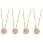 DHQH Bridesmaids Necklace GiftsCubic Zirconia Knot Pendant Bridesmaid Necklace for Women I Couldn’t Tie a Knot Without You Wedding Proposal Necklaces Jewelry(Rose Gold/Silver)