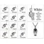 Birthstone Baby Shoe Necklace Pendant w/Swarovski Zirconia - Gold Plated Silver or Solid Gold
