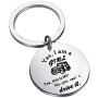 FUSTMW Car Girl Gift Yes This is My Car Keychanin Car Wrangler Gift Car Girl Jewelry Car Lover Gift for Her …