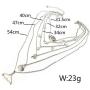 Cathercing Multilayer Boho Necklace for Women Moon Elephant Symbol 12 Constellation Pendant Choker Chain Girls Jewelry On Summer Beach Accessories (Shell Scallop Coconut Tree Beads Fish Tail)