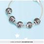Lorrifal Month 925 Sterling Silver Original Birthstone Charms fit Pandora Bracelets Necklace Perfect Jewelry Birthday Loved Beads Gift for Women Girls Mom Daughter