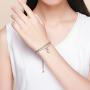 SLUYNZ 925 Sterling Silver Star Moon Adjustable Bolo Strand Bracelet for Women Teen Girls Layered Bracelet Sliding Tennis Bracelet