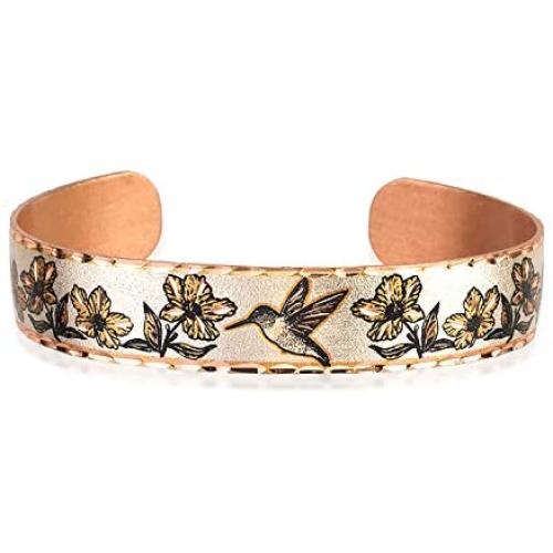 Hummingbird Bracelets for Women, Artisan Copper Cuff Bracelets, Hummingbird Lovers’ Gifts, Hummingbird Cuff, Hummingbird Gifts for Her, Hummingbird Gifts for Mom