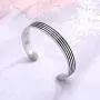 LUSSO Stainless Steel Magnetic Therapy Energy Cuff Bangle Engraving Geometric Pattern Health Care Amulet Bracelets for Women Men LUSSO Stainless Steel Magnetic Therapy Energy Cuff Bangle Engraving Geometric Pattern Health Care Amulet Bracelets for Women Men