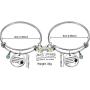 Maxforever Friendship Bangle Gifts 2Pcs Charm Bangles Bracelets for Best Friends Besties Birthday Anniversary Graduation Thanksgiving Christmas