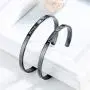 Cupimatch 2pcs CZ His Queen Her King Couple Bracelets Set,Titanium Stainless Steel His and Hers Love Crown Matching Cuff Bangle Jewelry