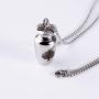 Fanery Sue Personalized Cremation Urn Necklace for Human/Pet Ashes Customizable Engraved Keepsake Memorial Jewelry