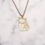 La Menagerie Cat Gold Origami Jewelry - Gold Geometric Chain Necklace – 18 Karat Plated Gold Necklace for Women & Girls – Stylish Cat Pendant Necklace La Menagerie Cat Gold Origami Jewelry - Gold Geometric Chain Necklace – 18 Karat Plated Gold Necklace for Women & Girls – Stylish Cat Pendant Necklace