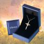 DIOFRG Sunflower Cross Necklace Sterling Silver Dainty Sunshine Pendant for Women Mom Christmas Valentines Day Anniversary Wife Friend Flower Teen Girl Gifts Jewelry
