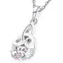 JO WISDOM 925 Sterling Silver Irish Celtic Heart Claddagh Pendant Necklace with Birthstones JO WISDOM 925 Sterling Silver Irish Celtic Heart Claddagh Pendant Necklace with Birthstones