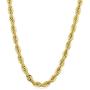 Kooljewelry 14k Yellow Gold Filled 4.2mm Rope Chain Necklace (16, 18, 20, 22, 24, 26, 30 or 36 inch)