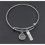 Stainless Steel Faith Women Bracelets - Necklace - Earring - Bible Keyring set Set of 4 Mustard Seed Charm Gifts