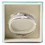 Woodten Small Hard Gift Box Set Jewelry Gift Boxes for Ring Earring Jewelry with Creative Bowknot(Bracelet Box)