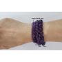 4mm Smooth Round Lapis Lazuli Stretch Bracelets in Various Sizes (6, 6.5, 7, 7.5, 8 Inches)