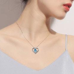 AOBOCO Always My Sister Forever My Friend Sterling Silver Heart Sister Necklace Embellished with Crystals from Austria, Inspirational Birthday Jewelry Gifts for Sister Twins Daughter BFF