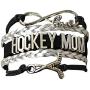 Infinity Collection Hockey Mom Charm Bracelet, Ice Hockey Mom Jewelry, for Moms with Hockey Players