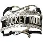 Infinity Collection Hockey Mom Charm Bracelet, Ice Hockey Mom Jewelry, for Moms with Hockey Players
