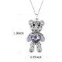 ZIOZIA Necklace Women Made with Swarovski Crystal Chain Love Heart Pendant Kids Jewelry for Girls Gifts for Girlfirend and Mom ZIOZIA Necklace Women Made with Swarovski Crystal Chain Love Heart Pendant Kids Jewelry for Girls Gifts for Girlfirend and Mom