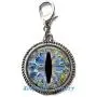 KeepsakeJewelry Frost Dragon Eye Zipper Pull, Perfect for Necklaces, Bracelets, Keychain and Earrings,Charm Planner Charm Frost Dragon Eye Handmade Charm